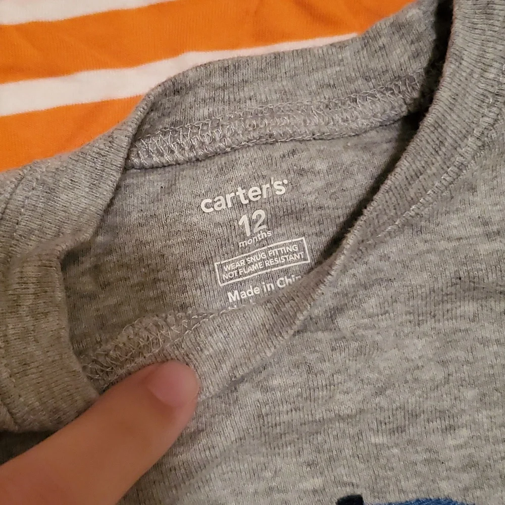 Set of 4 Carter's 12 months baby t shirts - Picture 3 of 5